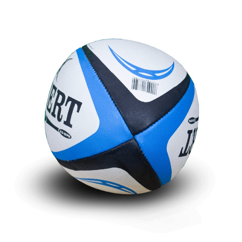 Gilbert Men's Omega Match Rugby Ball - Blue/Black, Size 4 - Image 2